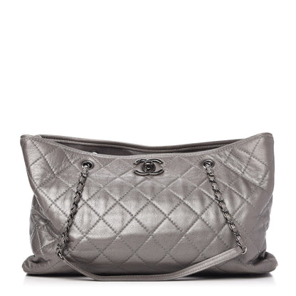 Chanel Metallic Caviar Large Be Caviar Tote Silver 1 of 10
