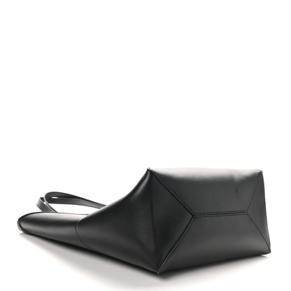Loewe Shiny Calfskin Medium Puzzle Fold Tote Black 4 of 9