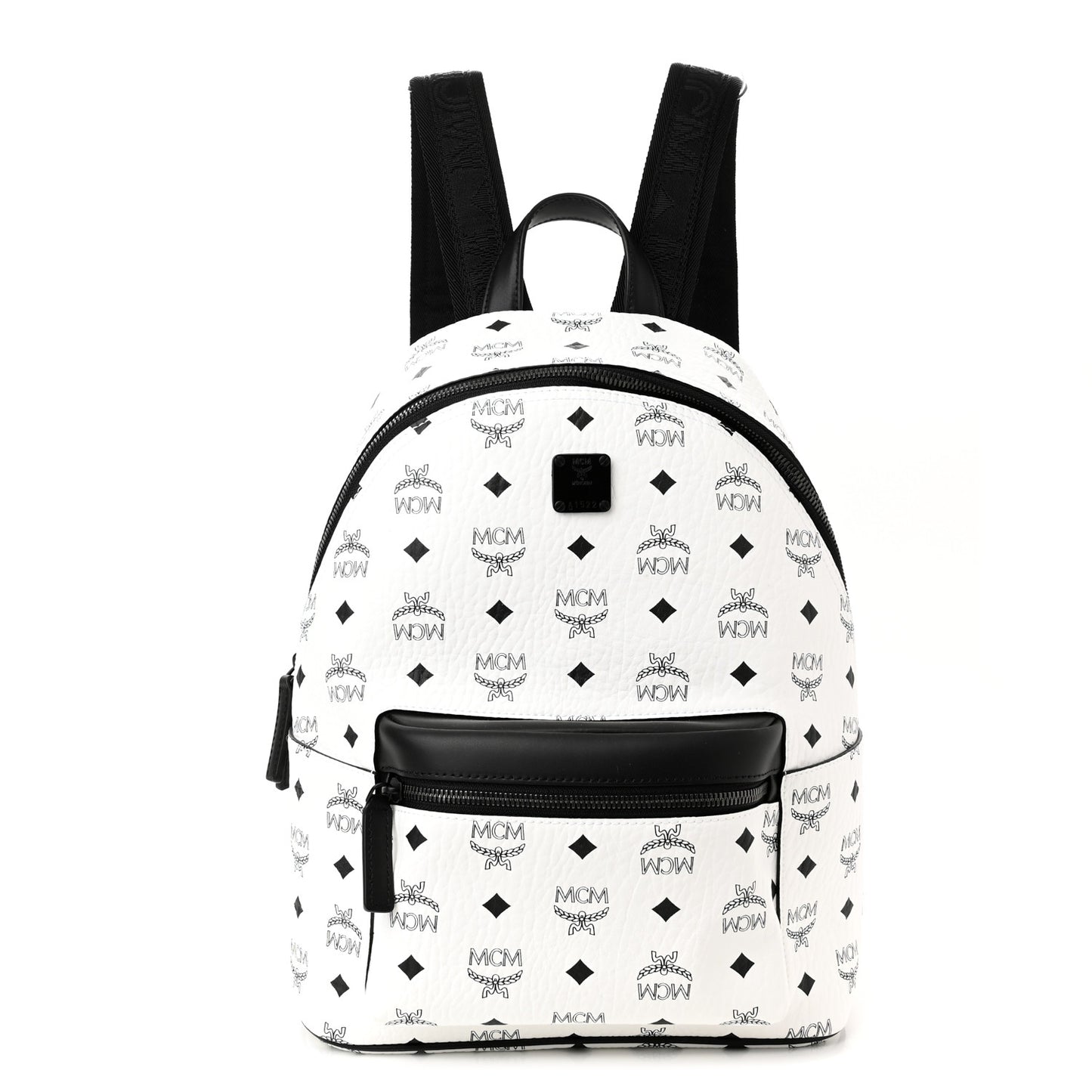Visetos Nappa Small Stark Backpack White