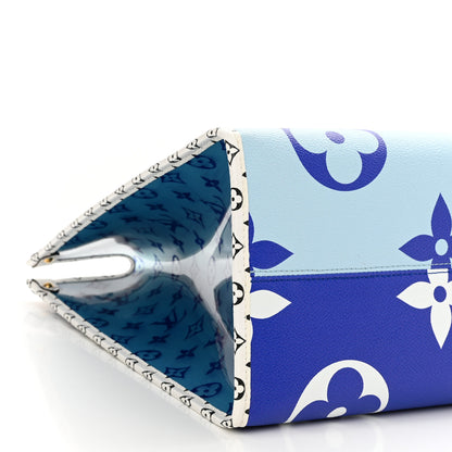 Louis Vuitton Monogram Giant Hawaii Onthego Blue 9 of 11