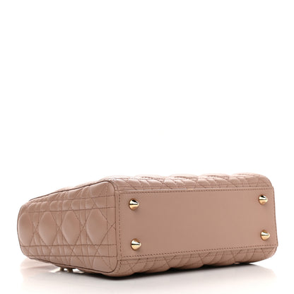 Christian Dior Lambskin Cannage Small Lady Dior Pink 4 of 13