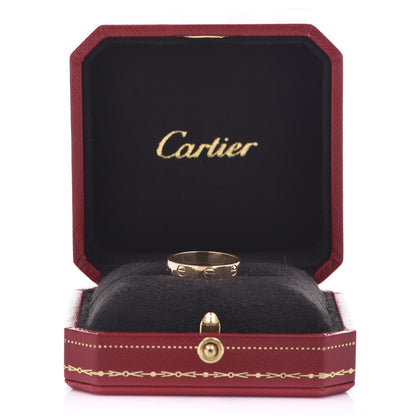 Cartier 18K Yellow Gold 3.5mm LOVE Wedding Band Ring 55 7.25 4 of 4