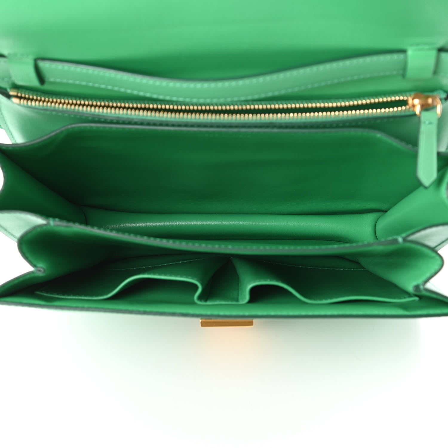 Celine Smooth Calfskin Classic Box Medium Flap Bag Palm 5 of 10