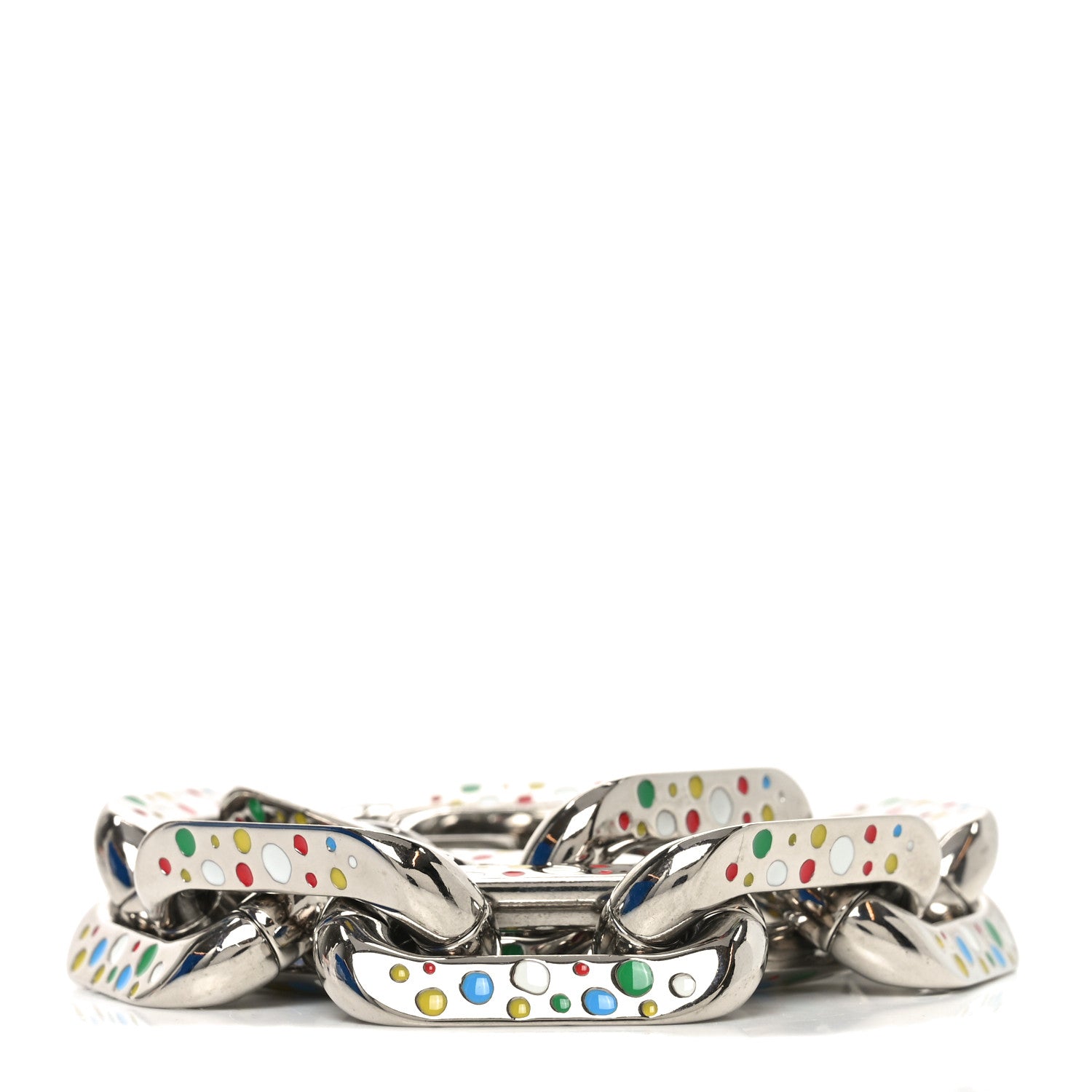 Louis Vuitton LV x YK Metal Coussin PM Chain Strap Silver 2 of 3