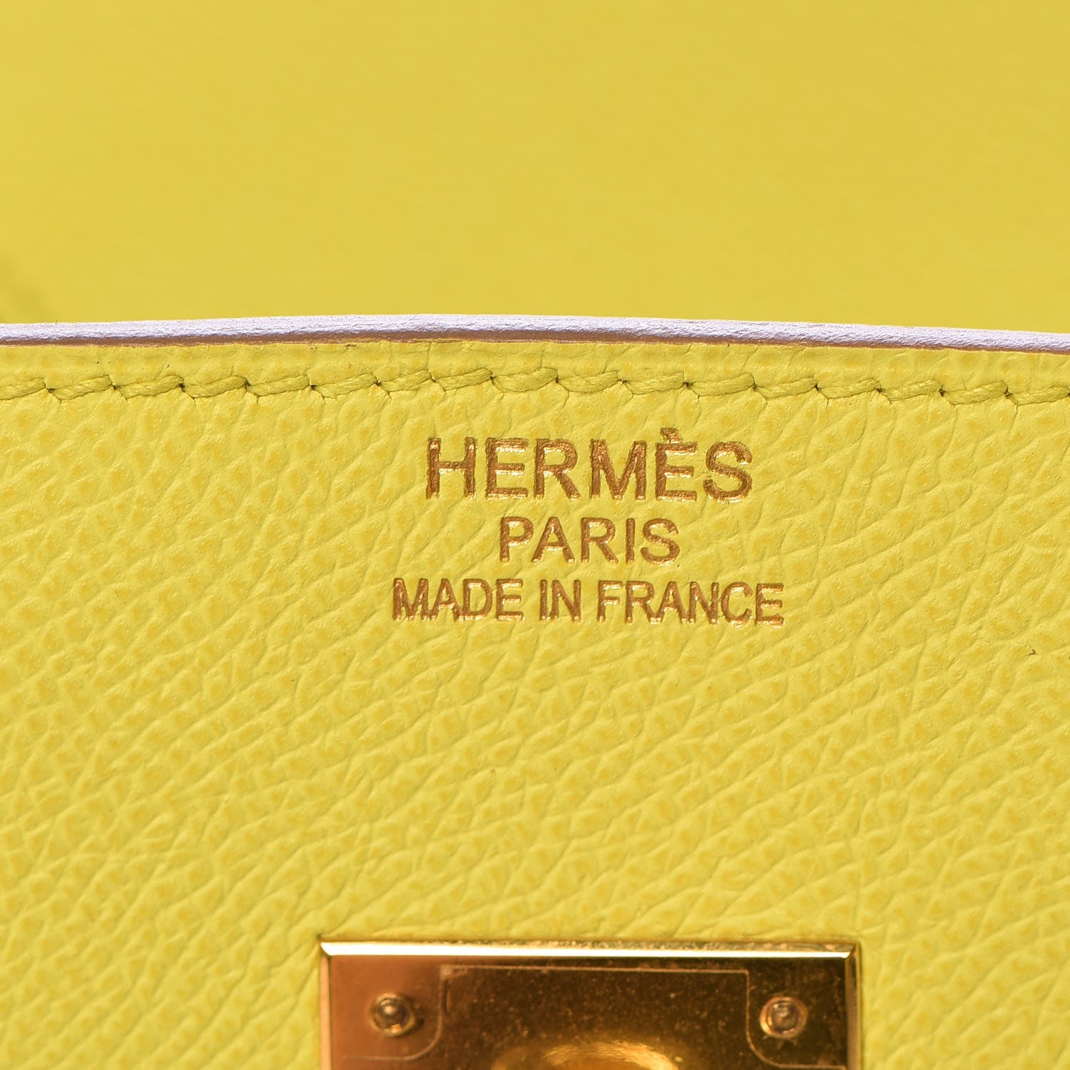 Hermes Epsom Birkin 35 Lime 5 of 35