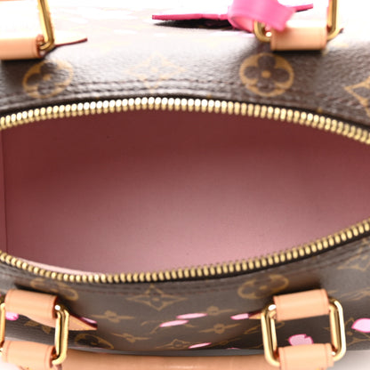 Louis Vuitton LV X TM Monogram Cherry Blossom Speedy Bandouliere 25 Sakura Brown 5 of 9