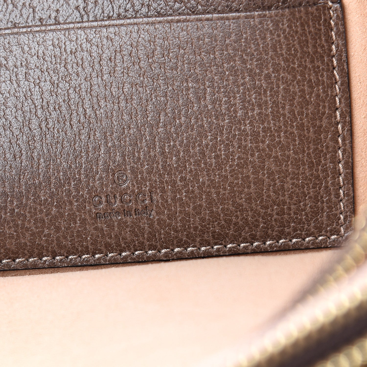 Gucci GG Supreme Monogram Web Mini Ophidia GG Bag Brown 7 of 11