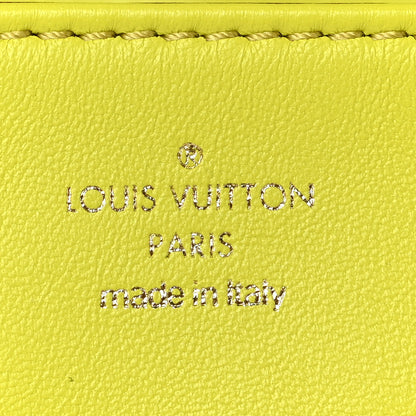 Louis Vuitton Lambskin Embossed Monogram Coussin Belt Vert Acide 6 of 9