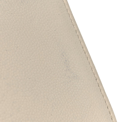 Chanel Caviar Sevruga Yen Wallet Silver 10 of 10