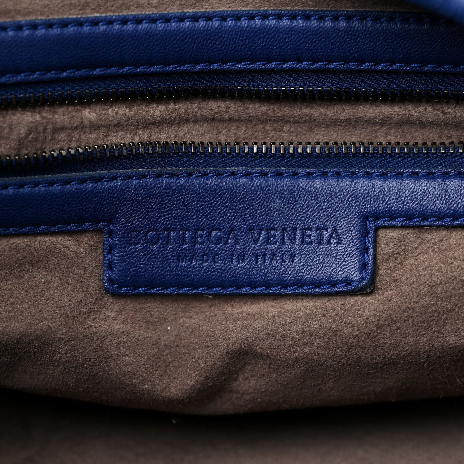 Bottega Veneta Nappa Intrecciato Large Veneta Hobo Baltic Blue 5 of 10