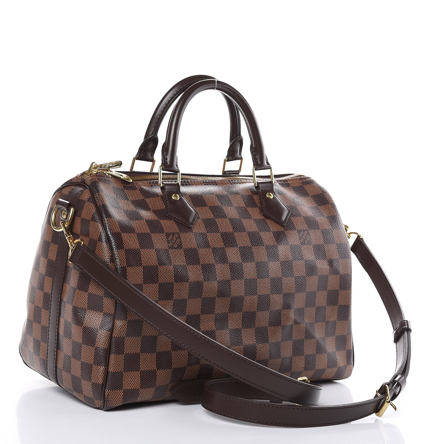 Louis Vuitton Damier Ebene Speedy Bandouliere 30 3 of 15