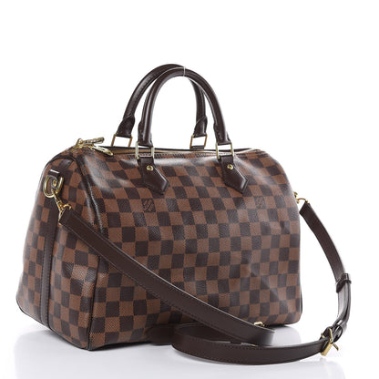 Louis Vuitton Damier Ebene Speedy Bandouliere 30 3 of 15