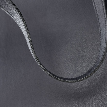 Saint Laurent Calfskin Large Shopping Tote Navy 14 of 16