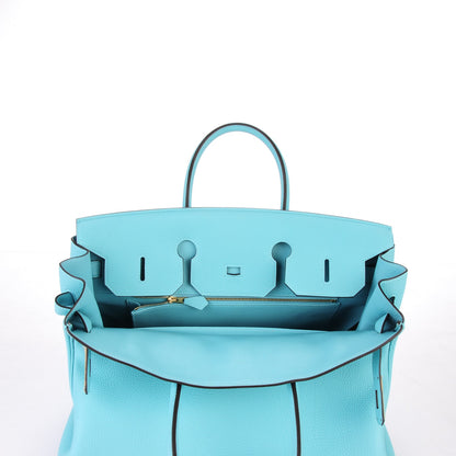 Hermes Togo Birkin 35 Bleu Atoll 25 of 29