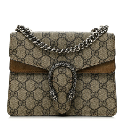 Gucci GG Supreme Monogram Mini Dionysus Shoulder Bag Taupe 1 of 10