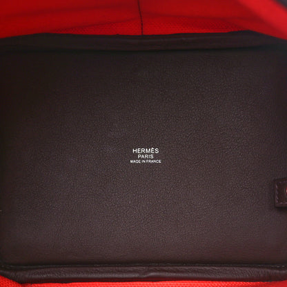 Hermes Toile Goeland Swift Cargo Picotin Lock 18 Rouge Sellier Rose Texas 5 of 10