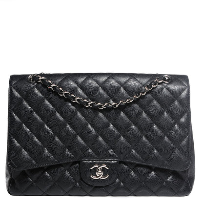 Chanel Caviar Quilted Maxi Single Flap Black 1 of 8