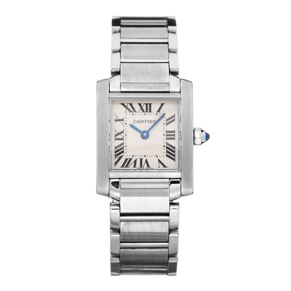 Cartier Stainless Steel 20mm Tank Francaise Quartz Watch 1 of 7