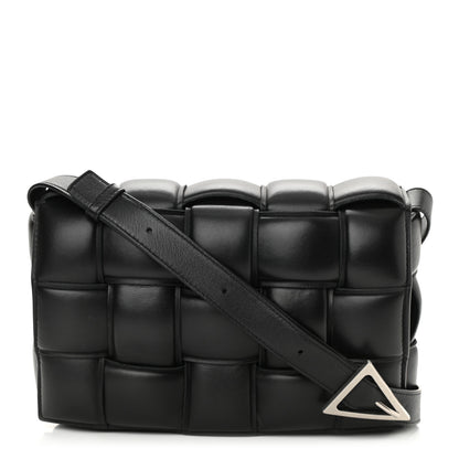 Bottega Veneta Nappa Maxi Intreccio Padded Cassette Crossbody Bag Black 1 of 6