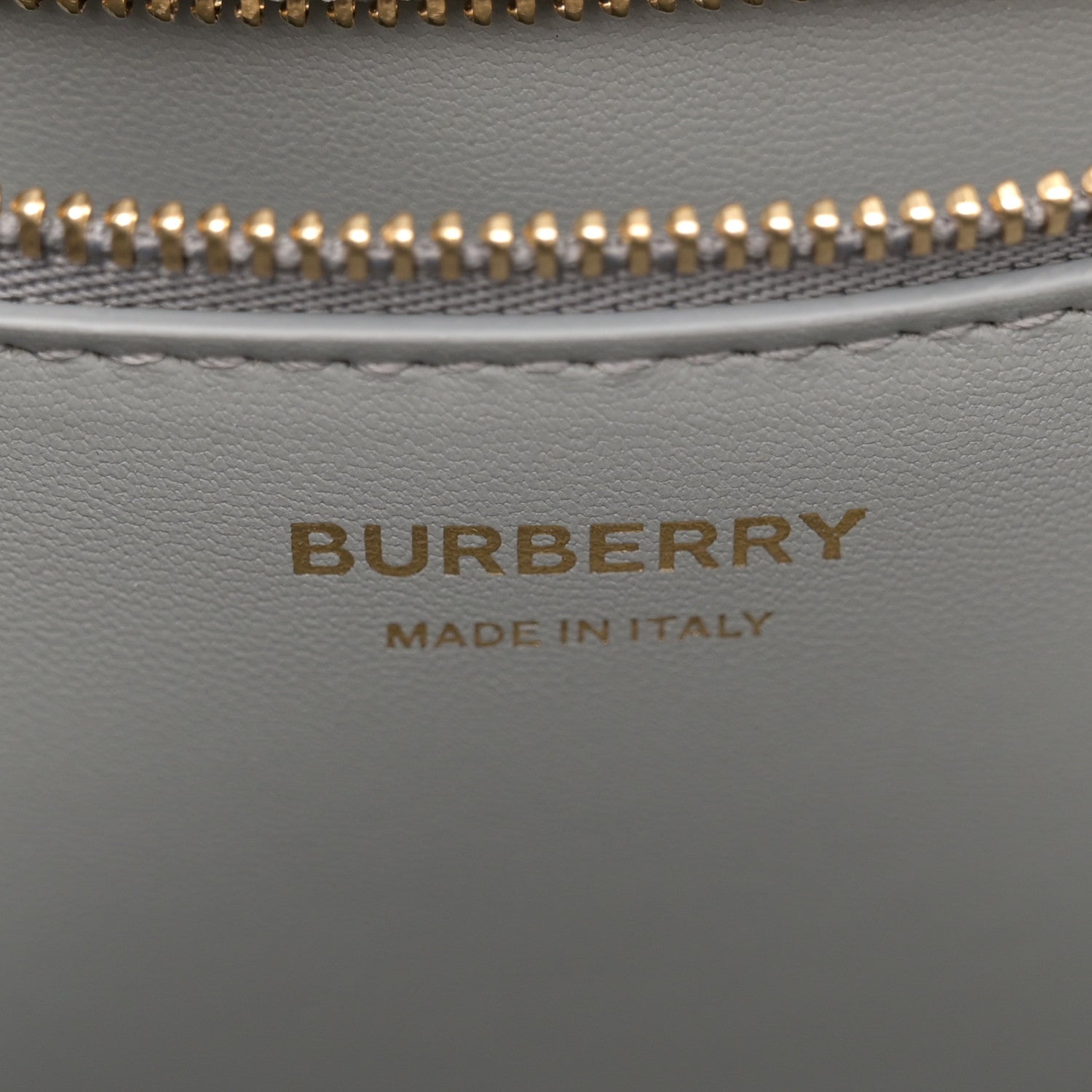 Burberry Crocodile Embossed Calfskin Mini Frances Tote Cloud Grey 6 of 11