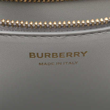 Burberry Crocodile Embossed Calfskin Mini Frances Tote Cloud Grey 6 of 11