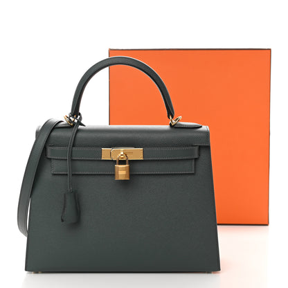 Hermes Epsom Kelly Sellier 28 Bleu Orage 16 of 16