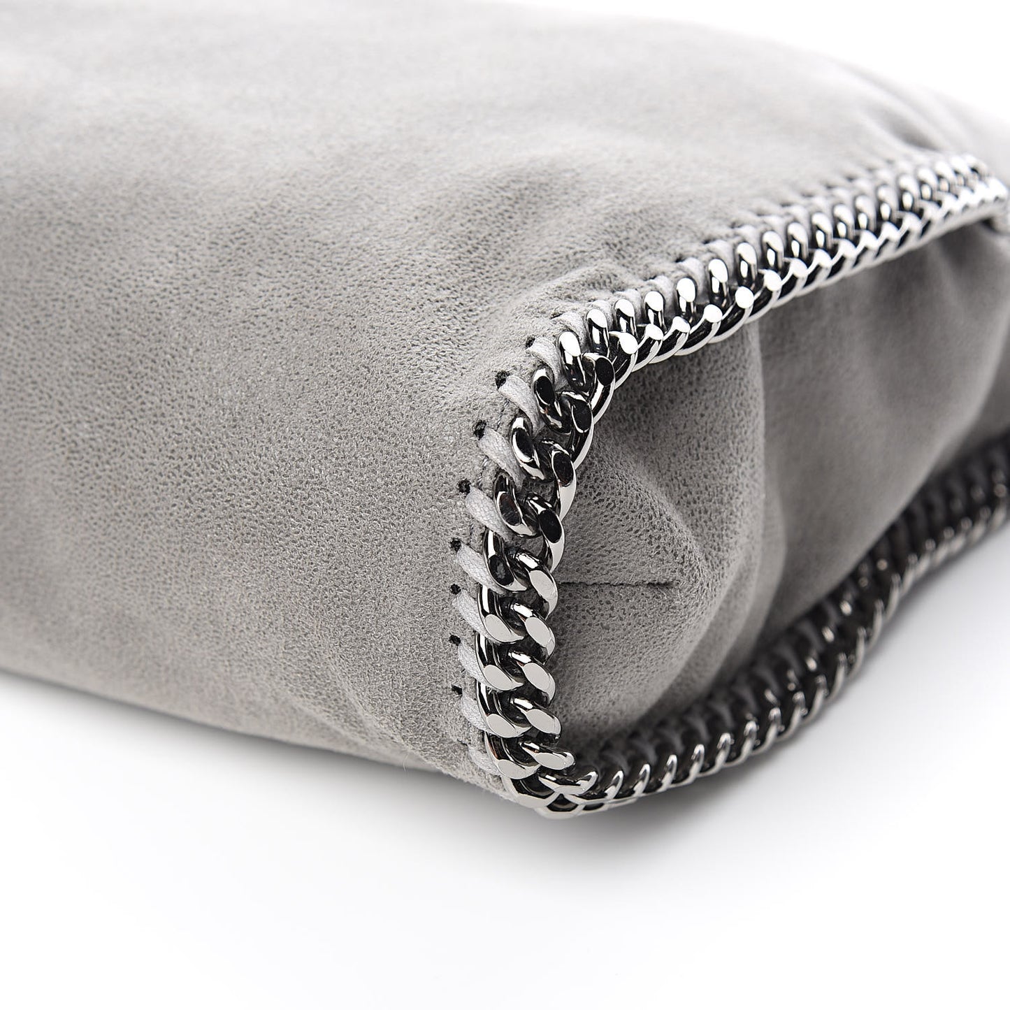 Shaggy Deer Small Falabella Tote Light Grey