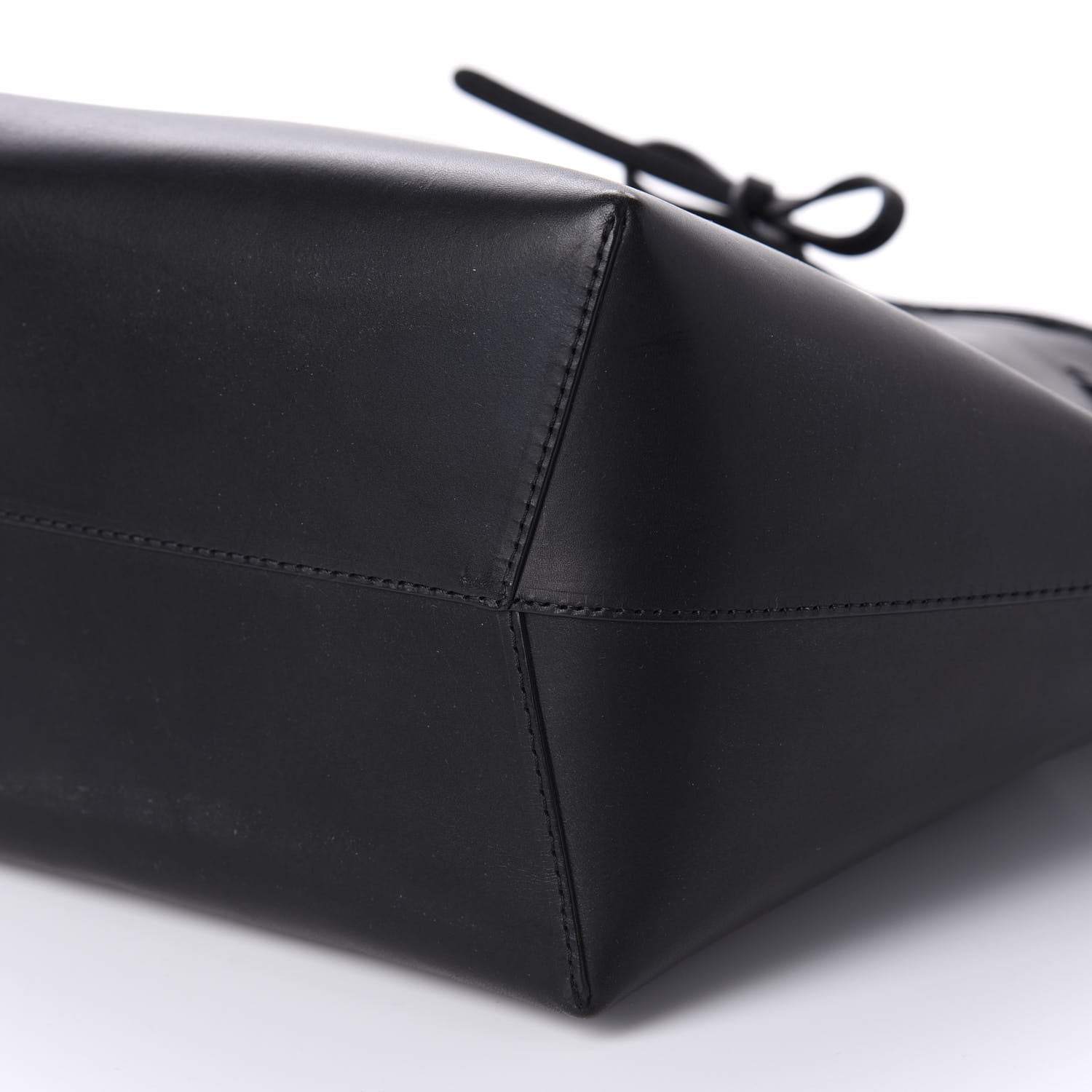 Mansur Gavriel Saffiano Bucket Bag Black Ballerina 7 of 11