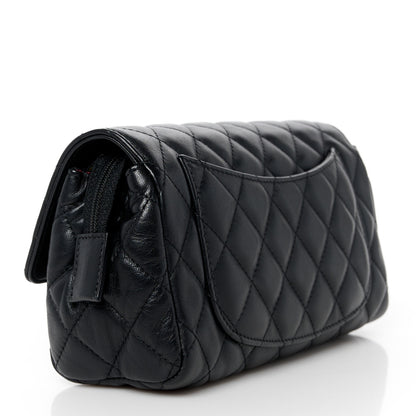 Chanel Lambskin Quilted Flap Cosmetic Case Black 3 of 11