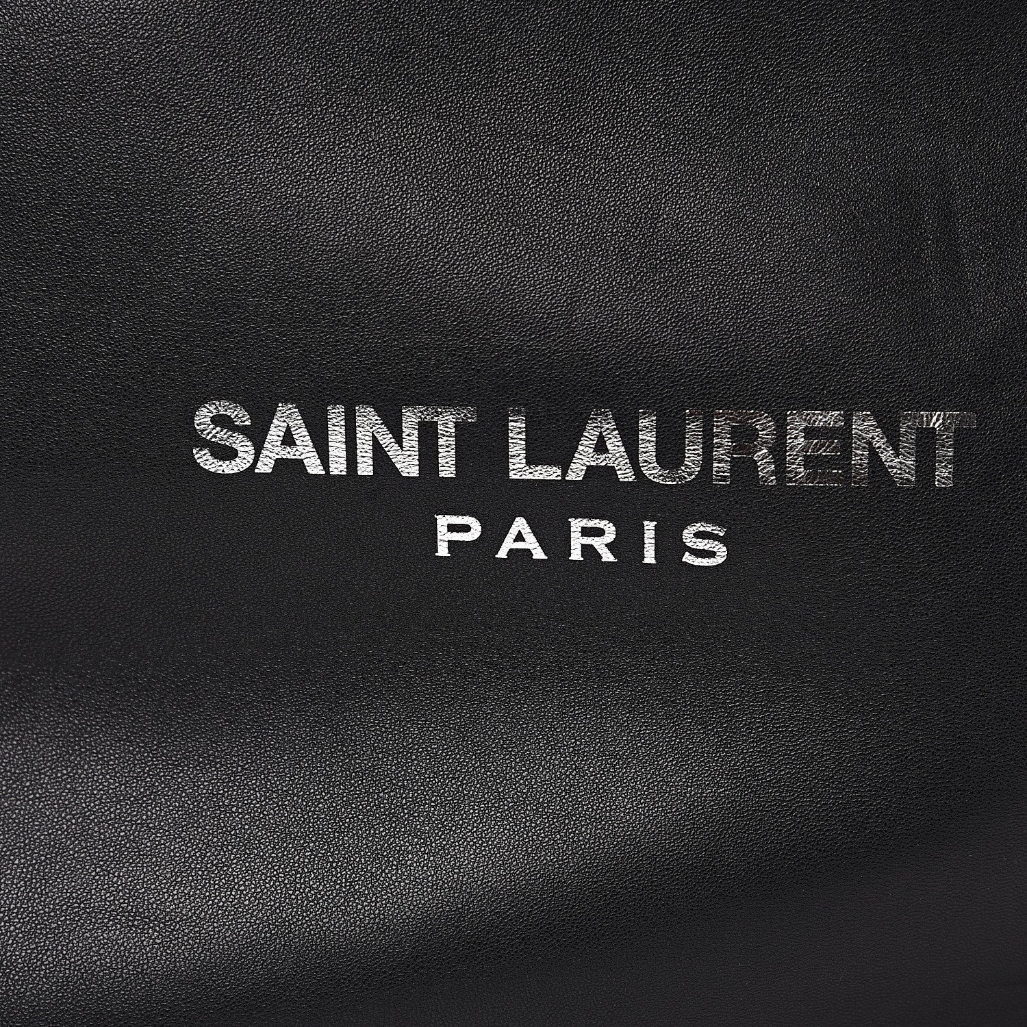 Saint Laurent Lambskin Teddy Bucket Bag Black 8 of 8