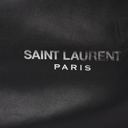 Saint Laurent Lambskin Teddy Bucket Bag Black 8 of 8