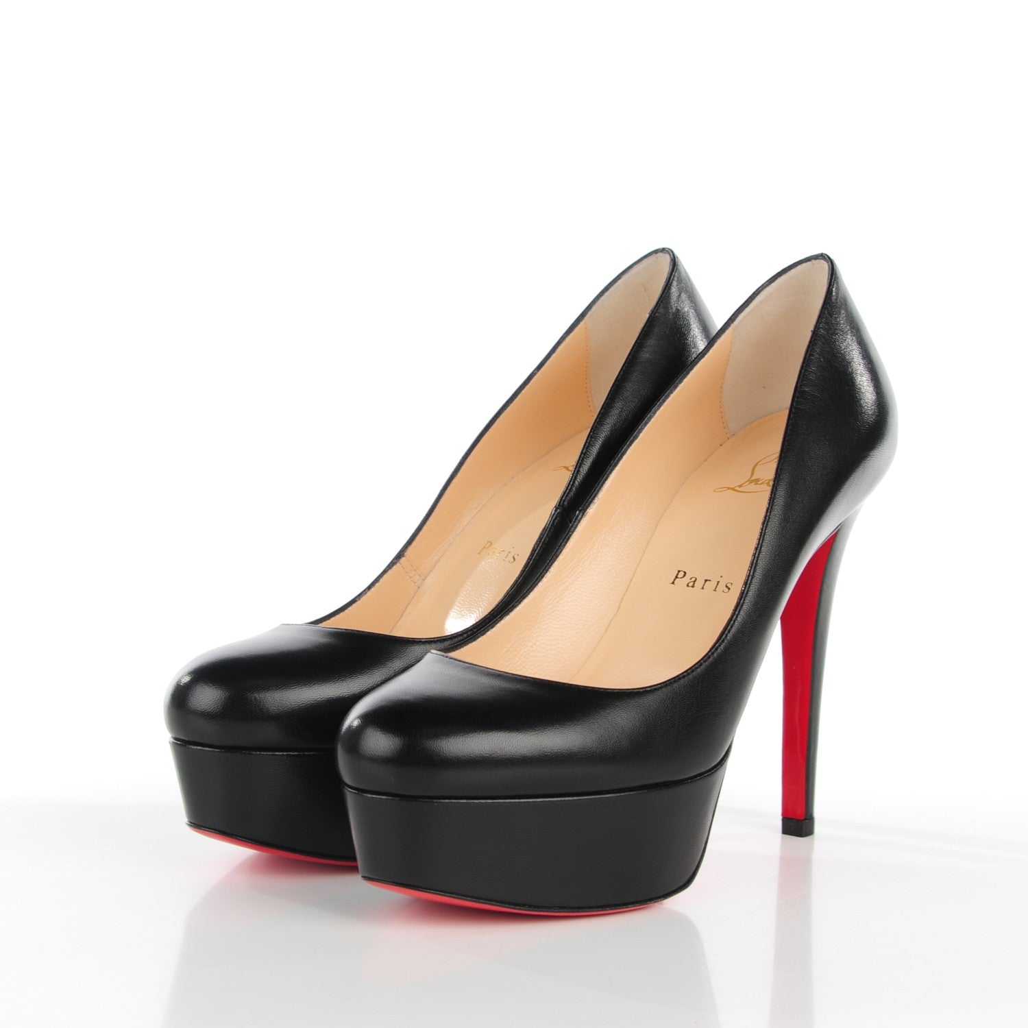 Christian Louboutin Kid Bianca 120 Pumps 36 Black 3 of 8