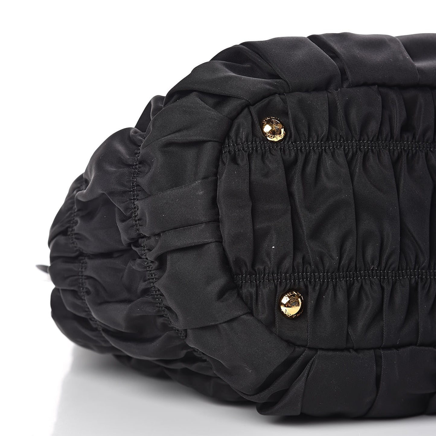 Tessuto Nylon Gaufre Satchel Black