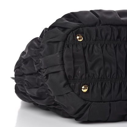 Prada Tessuto Nylon Gaufre Satchel Black 10 of 11