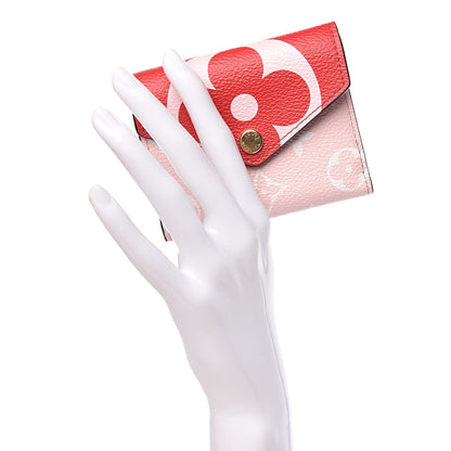 Louis Vuitton Monogram Giant Zoe Wallet Rouge Rose 2 of 8