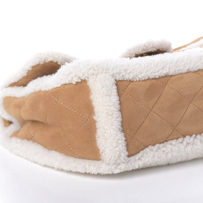 Chanel Shearling Lambskin Quilted Coco Neige Single Flap Beige 8 of 9