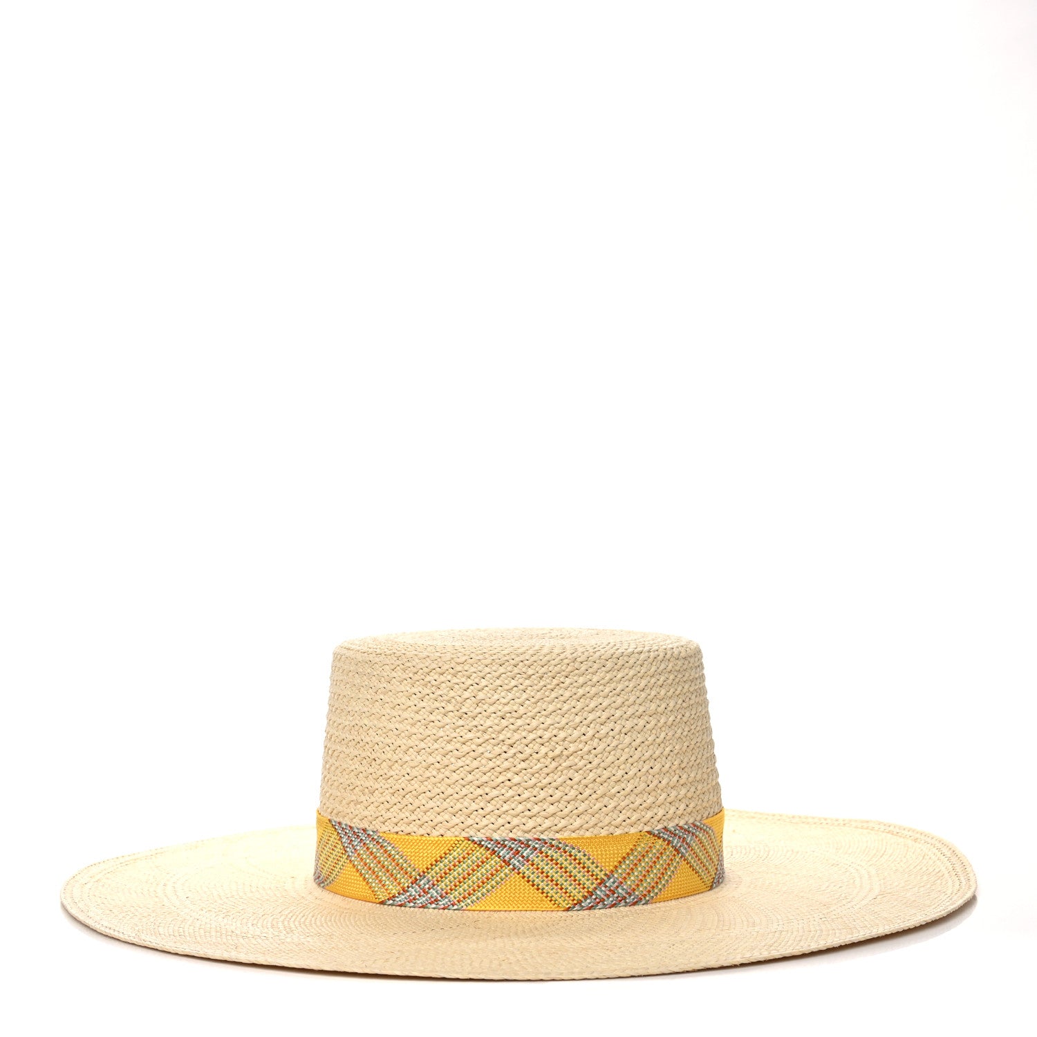 Hermes Straw Carlotta Panama Brisa Hat 58 Naturel 4 of 10
