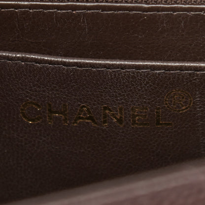 Chanel Caviar Flap Shoulder Bag Brown 6 of 15