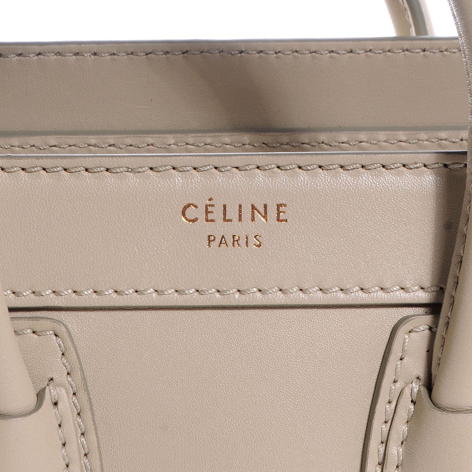 Celine Satin Calfskin Nano Luggage Powder 8 of 9