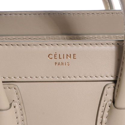 Celine Satin Calfskin Nano Luggage Powder 8 of 9