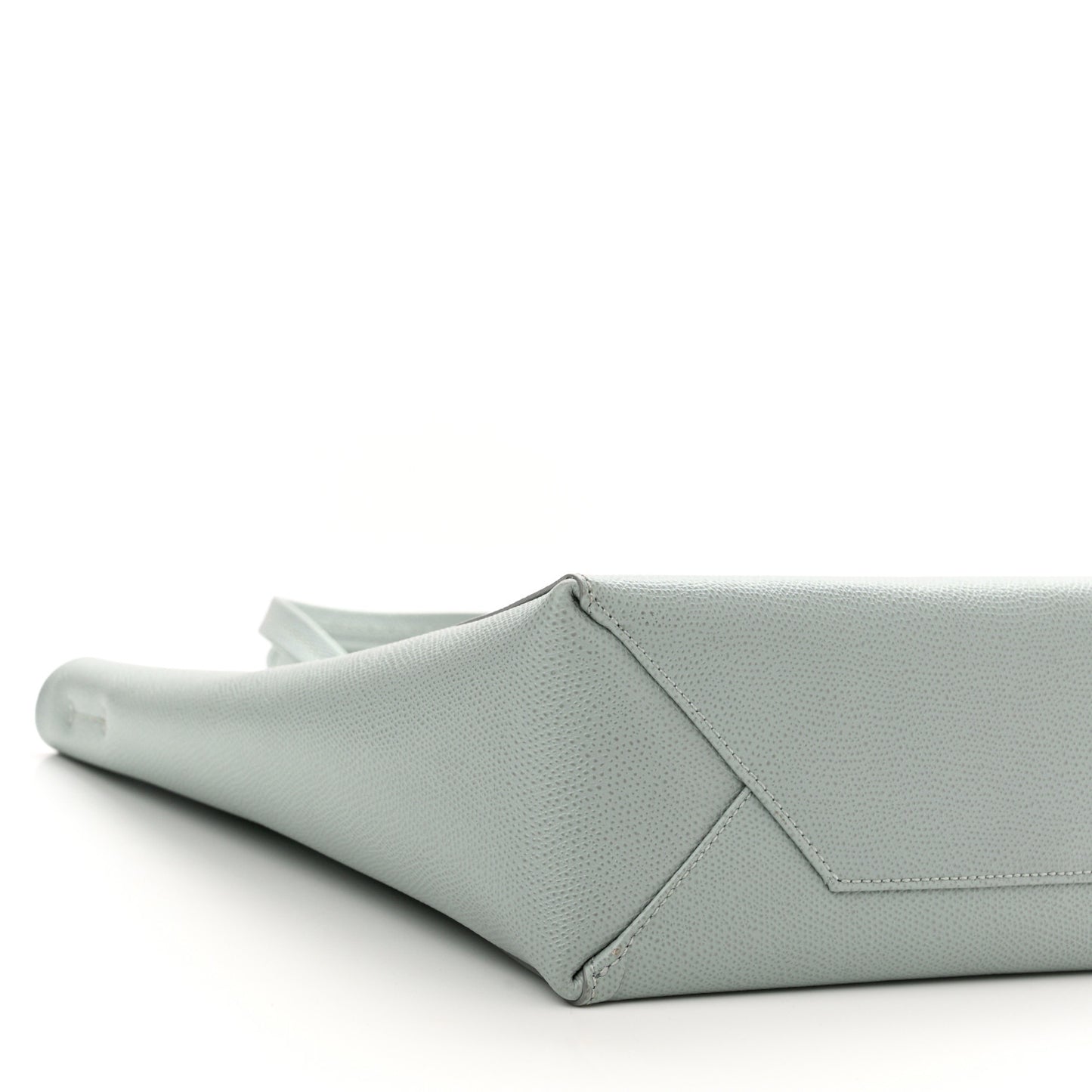 Grained Calfskin Small Vertical Cabas Mineral