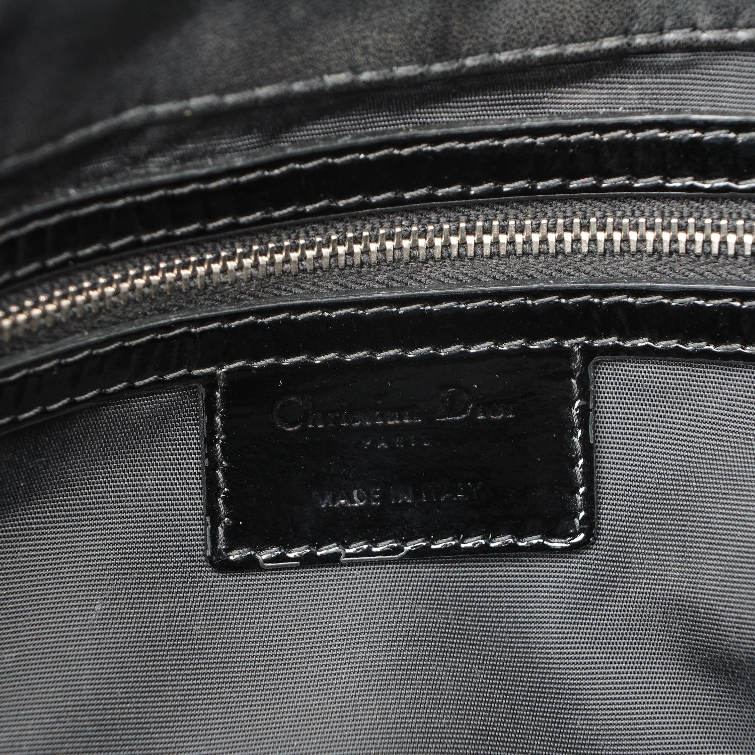 Christian Dior Patent Cannage New Lock Flap Black 7 of 8