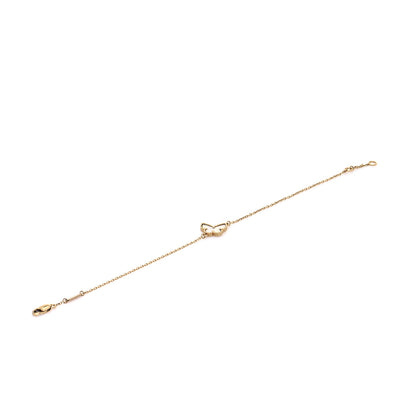 Van Cleef & Arpels 18K Yellow Gold Mother of Pearl Sweet Alhambra Butterfly Bracelet 4 of 9