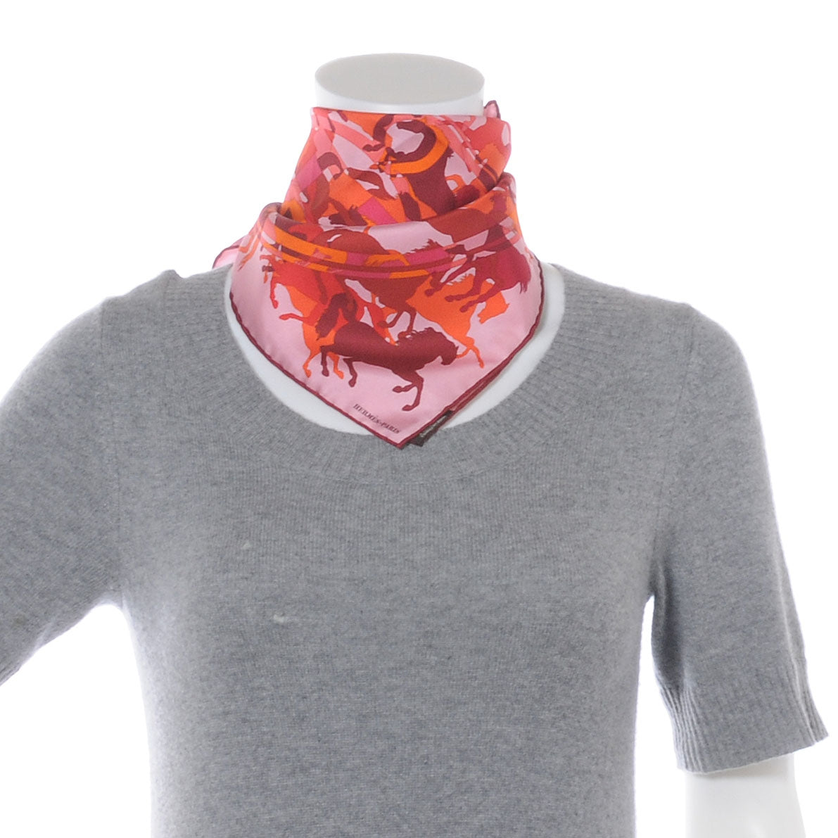 Silk Ex Libris En Camouflage Pocket Square Scarf