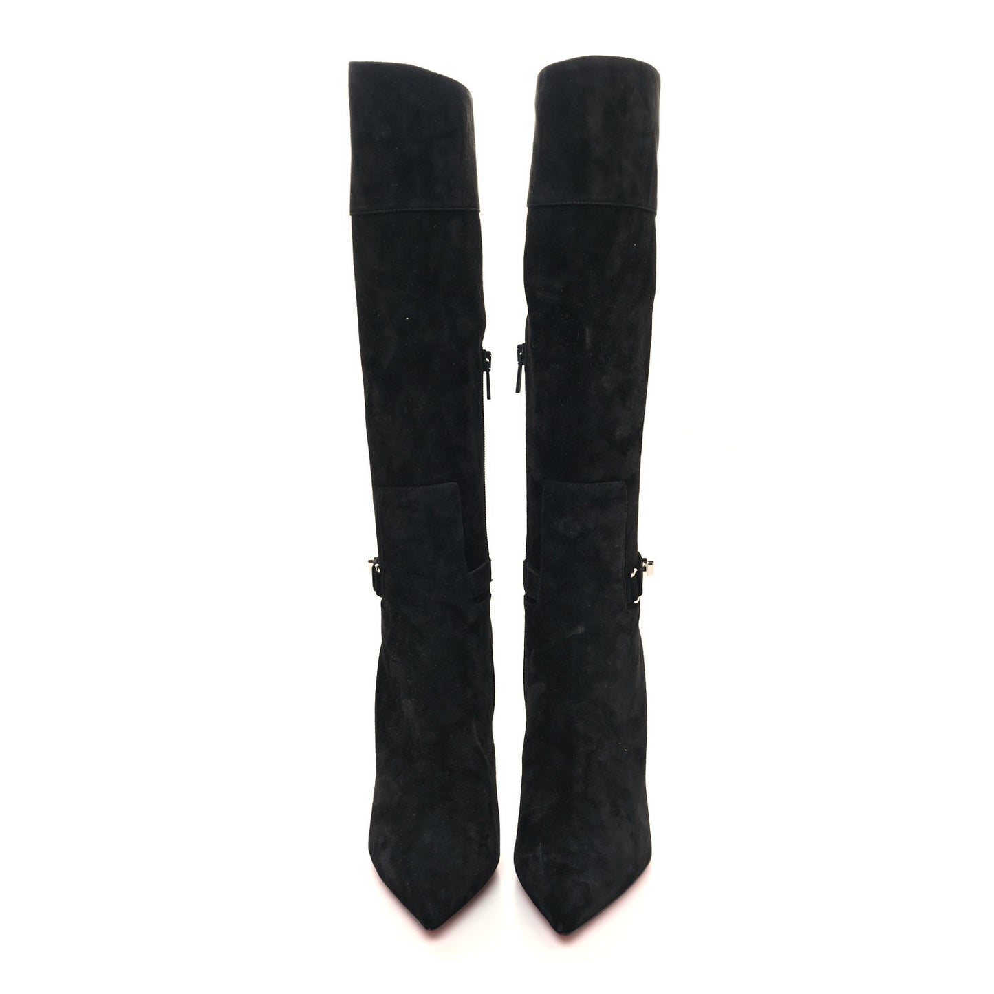 Suede Lock Kate Botta 100 Knee High Boots 38 Black
