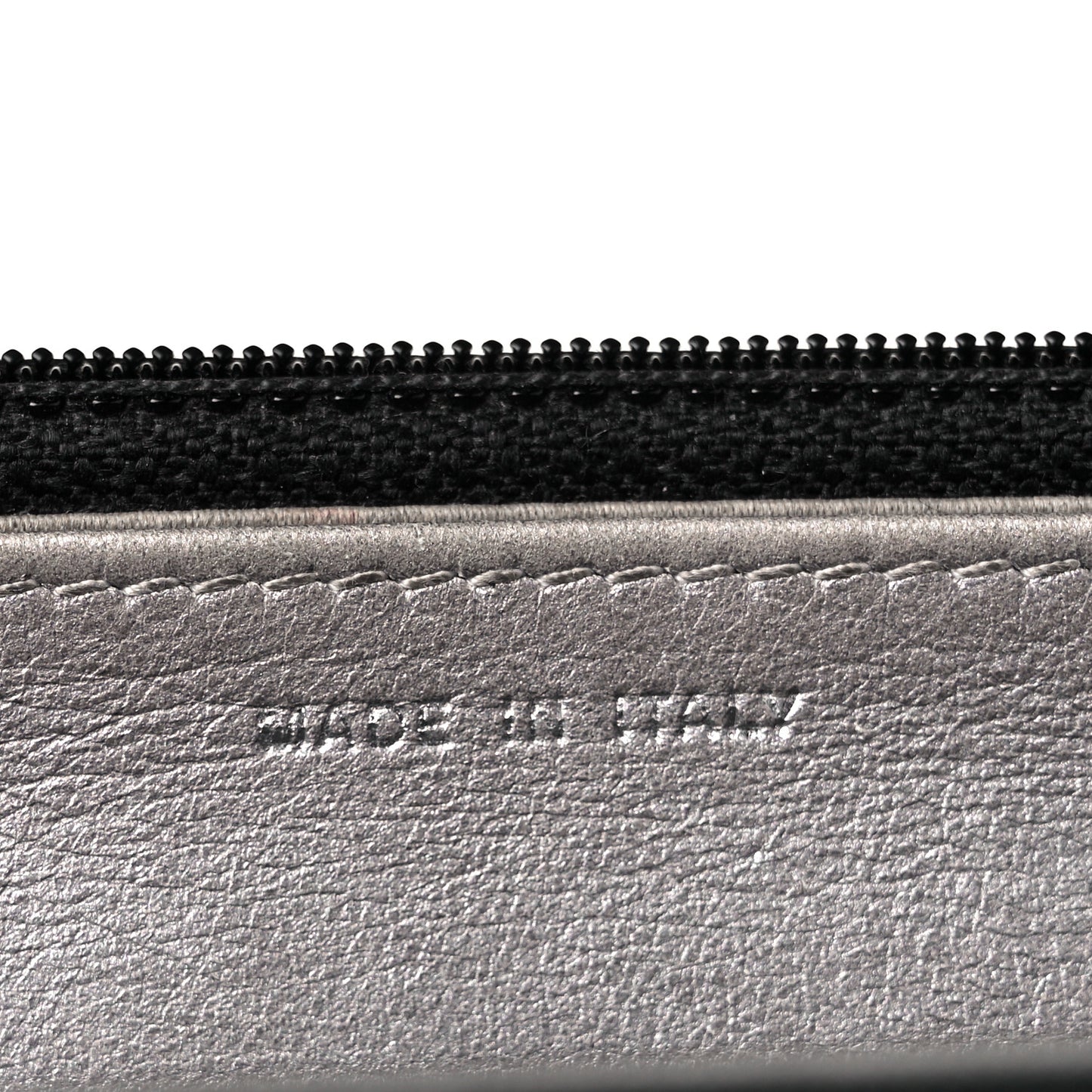 Lambskin Camellia Embossed Wallet On Chain WOC Black