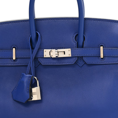 Hermes Swift Birkin 25 Bleu Electrique 8 of 10