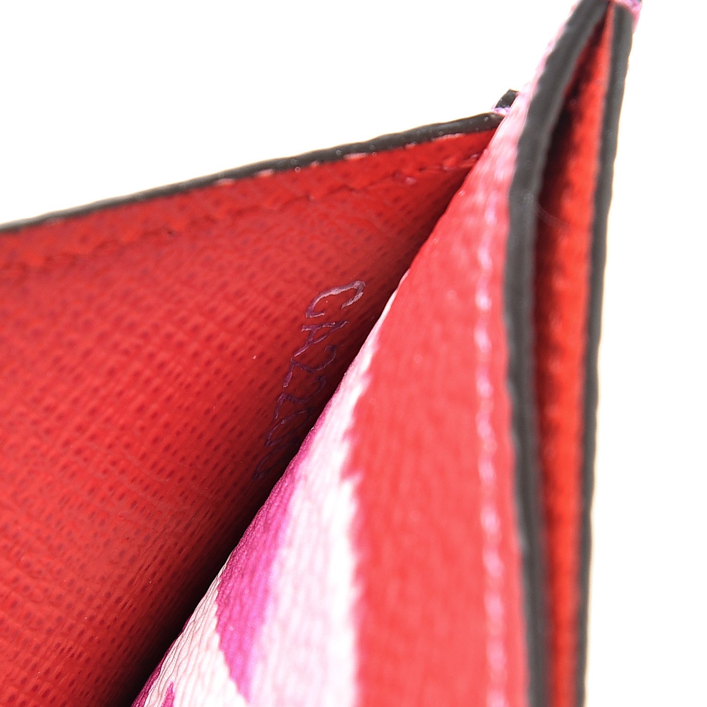 Monogram Escale Card Holder Rouge