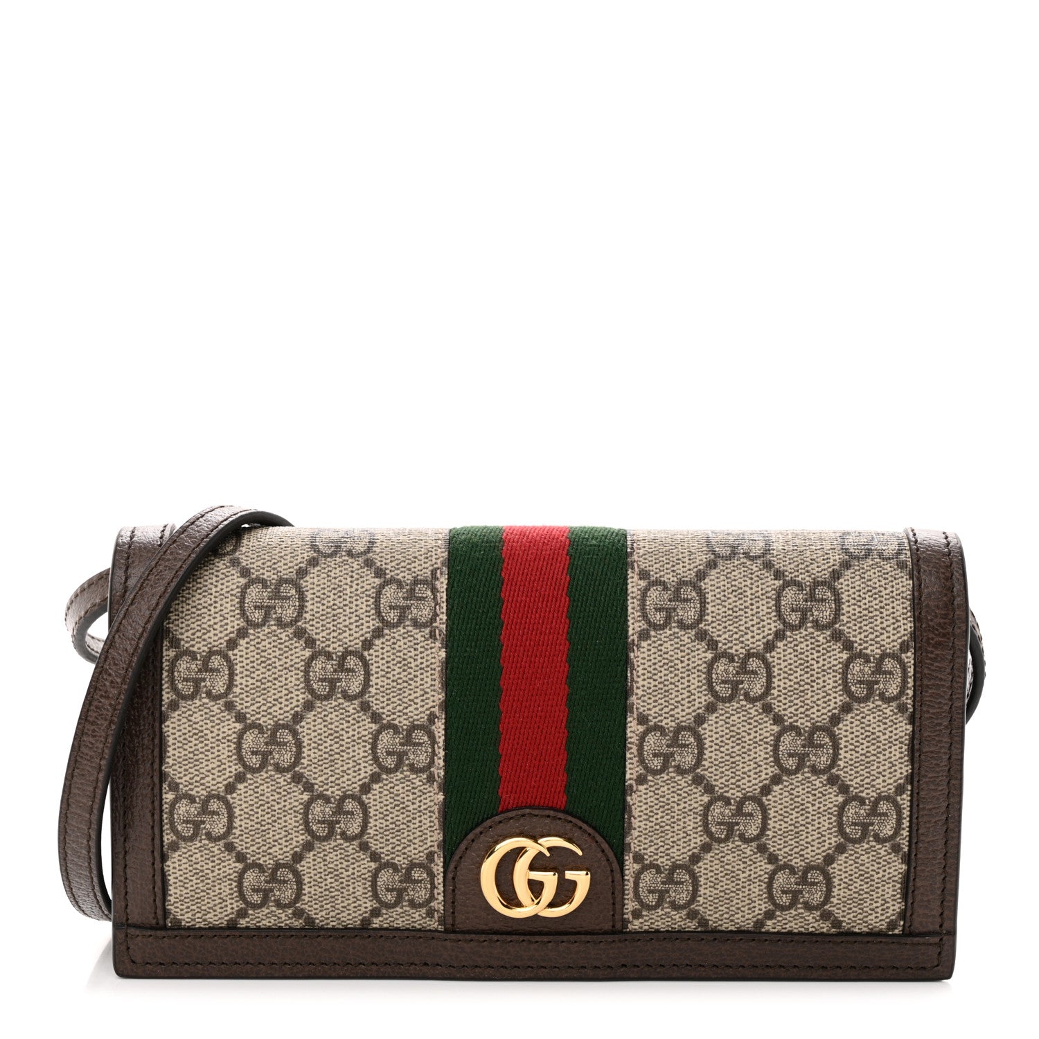 Gucci GG Supreme Monogram Web Ophidia Belt Bag Beige Ebony New Acero 1 of 10