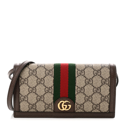 Gucci GG Supreme Monogram Web Ophidia Belt Bag Beige Ebony New Acero 1 of 10